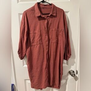 YFB oversized tshirt dress
Fits like a large. 
Super cute boho style